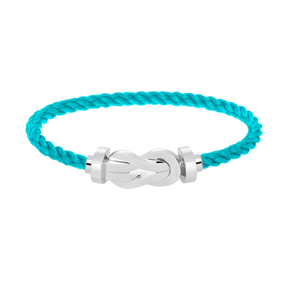 [⭐Luxery]CHANCE LARGE 8 FIGURE BUCKLE NO DIAMOND BRACELET SILVER