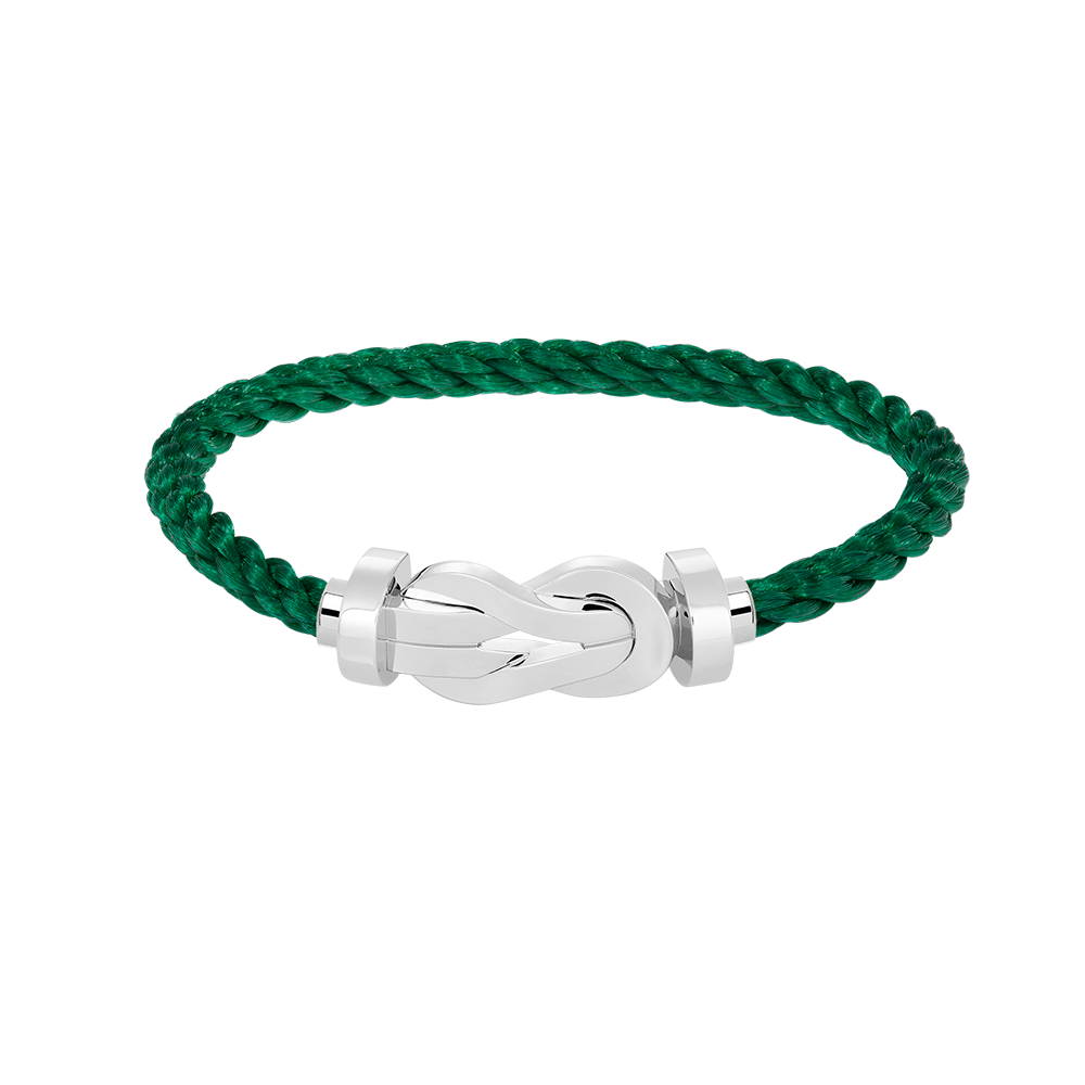 [⭐Luxery]CHANCE LARGE 8 FIGURE BUCKLE NO DIAMOND BRACELET SILVER