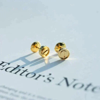 [⭐Luxery]LOVE EARRINGS GOLD 10MM