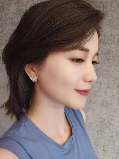 [⭐Luxery]BUTTERFLY MOP DIAMOND EARRINGS