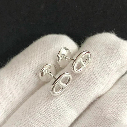 [⭐Luxery]CHAINE SMALL EARRINGS GOLD AND SILVER