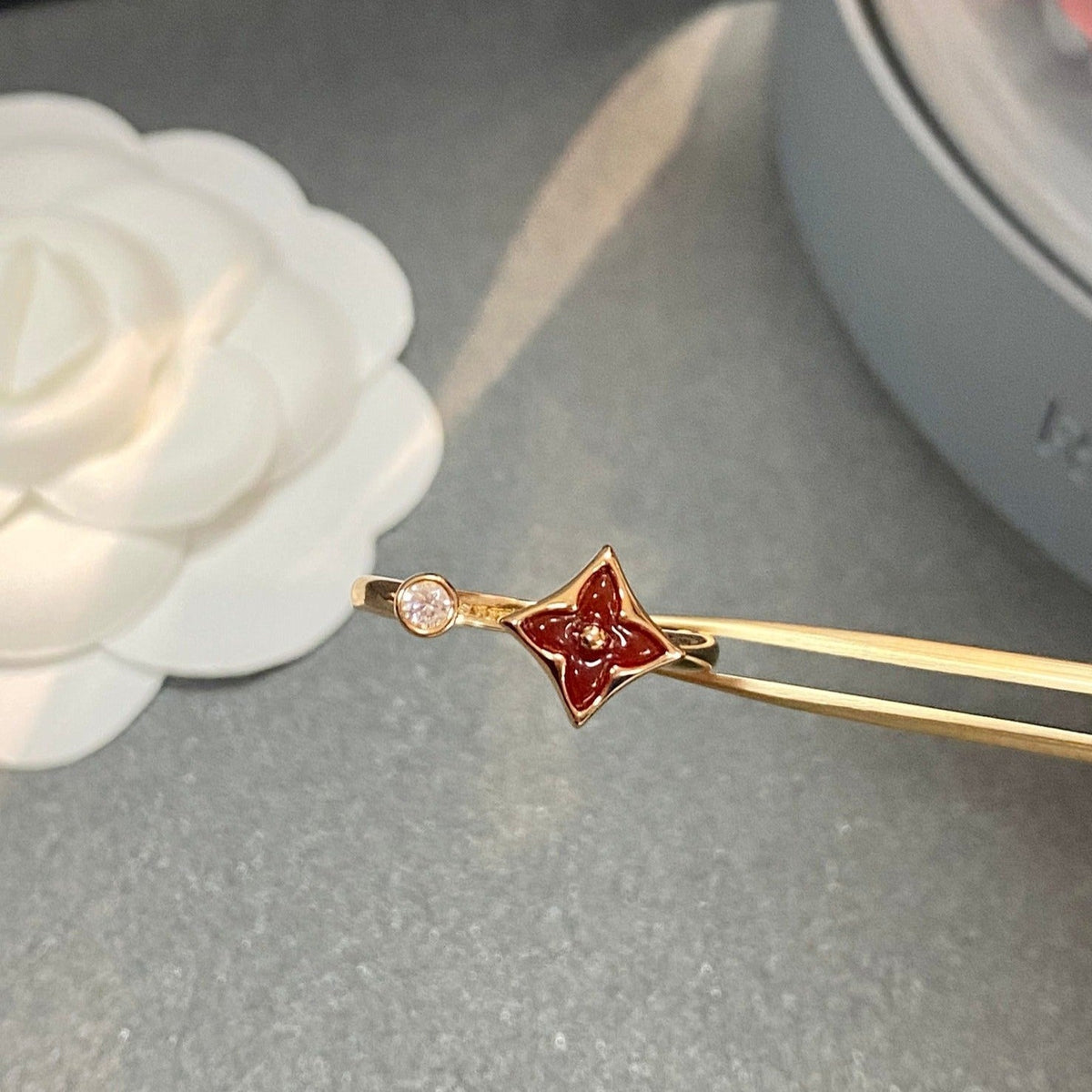 [⭐Luxery]STAR 1 DIAMOND OPEN RING