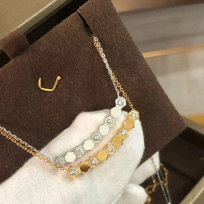 [⭐Luxery]BEE LOVE NECKLACE DIAMOND