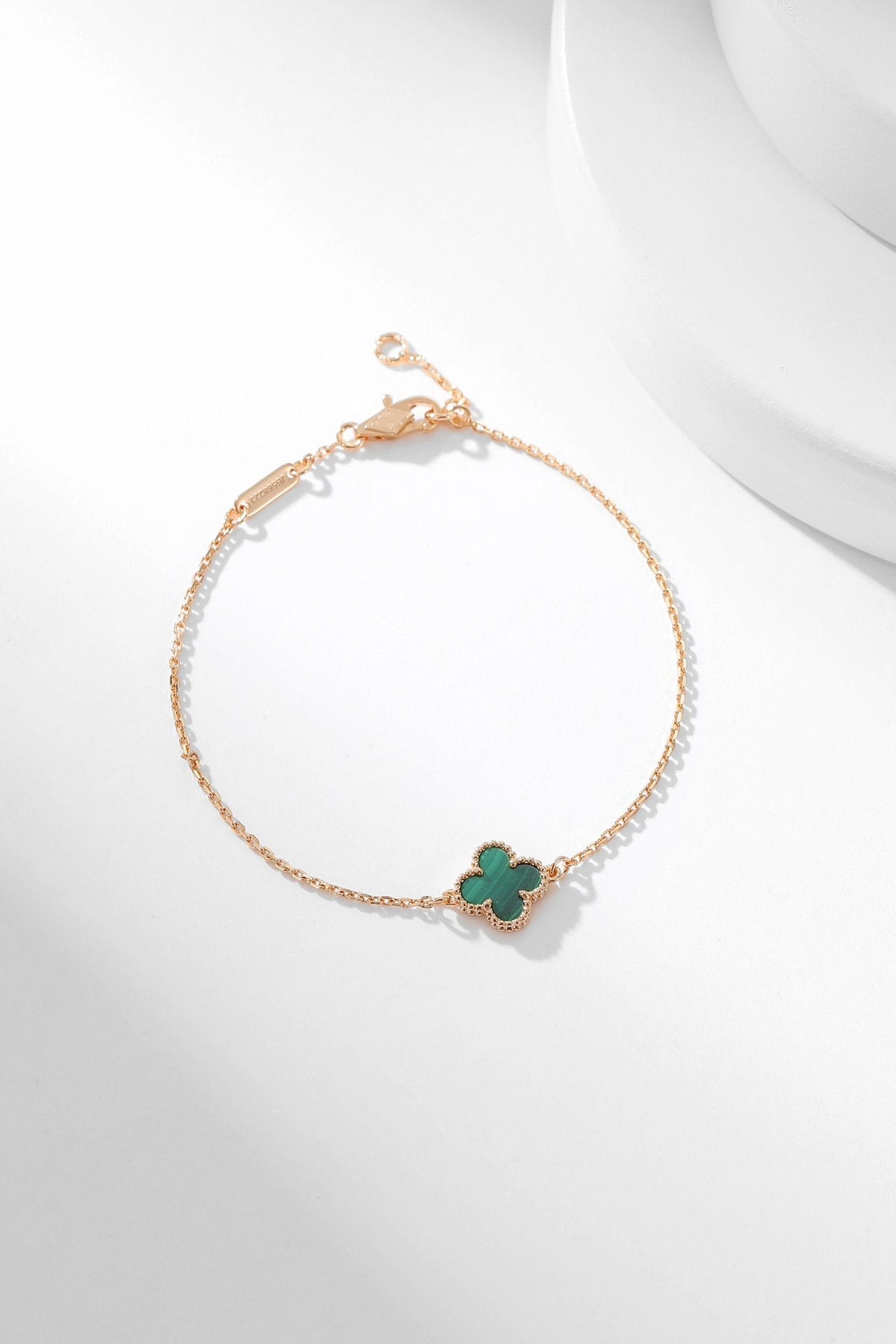 [⭐Luxery]CLOVER BRACELET MALACHITE 1 MOTIF