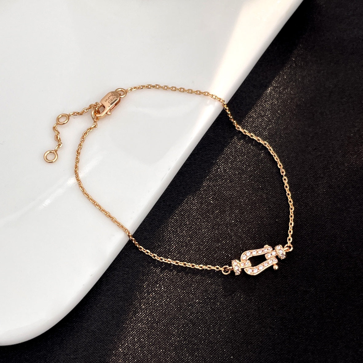 [⭐Luxery]FORCE 10 FULL DIAMOND BUCKLE CHAIN LINK MINI MODEL