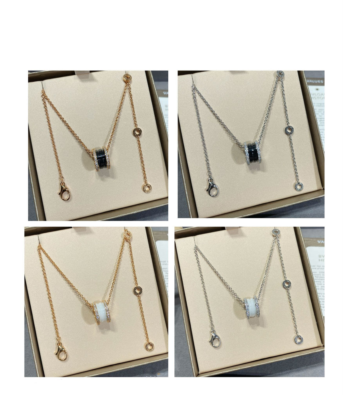 [⭐Luxery]ZERO 1 DIAMOND CERAMIC NECKLACE