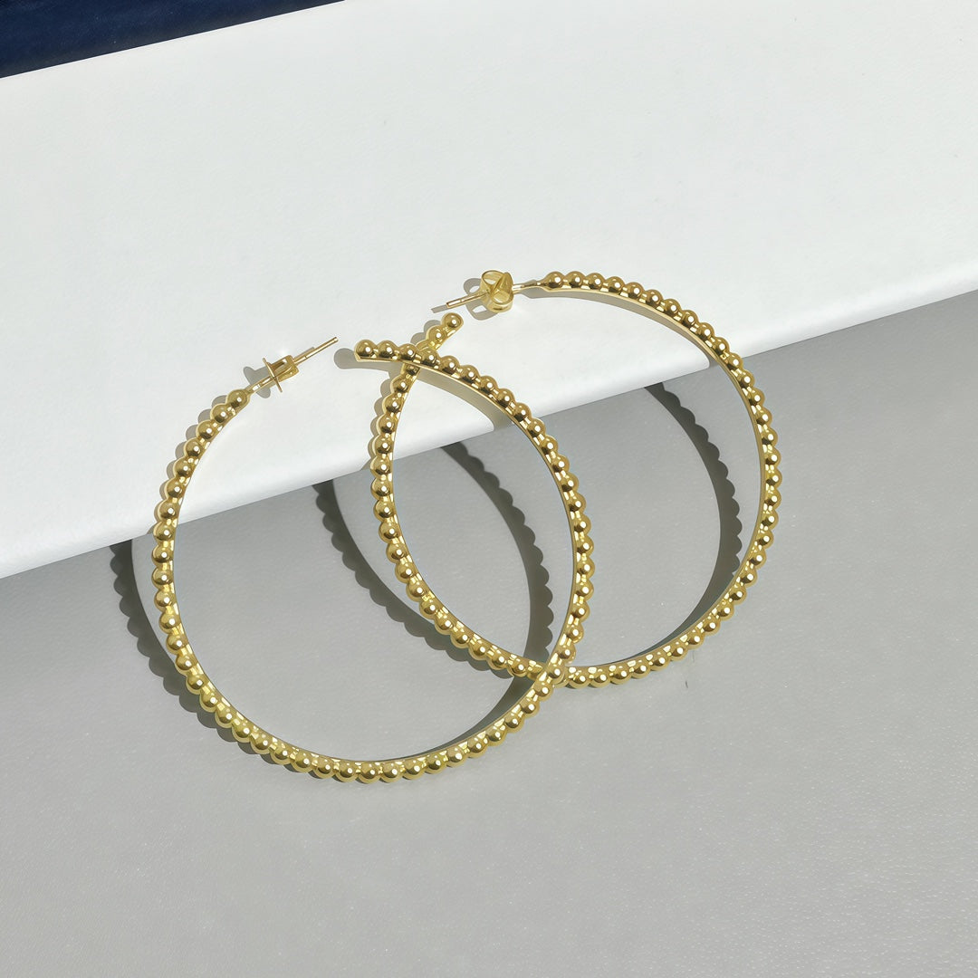[⭐Luxery]SMOOTH BEAD STUD EARRINGS