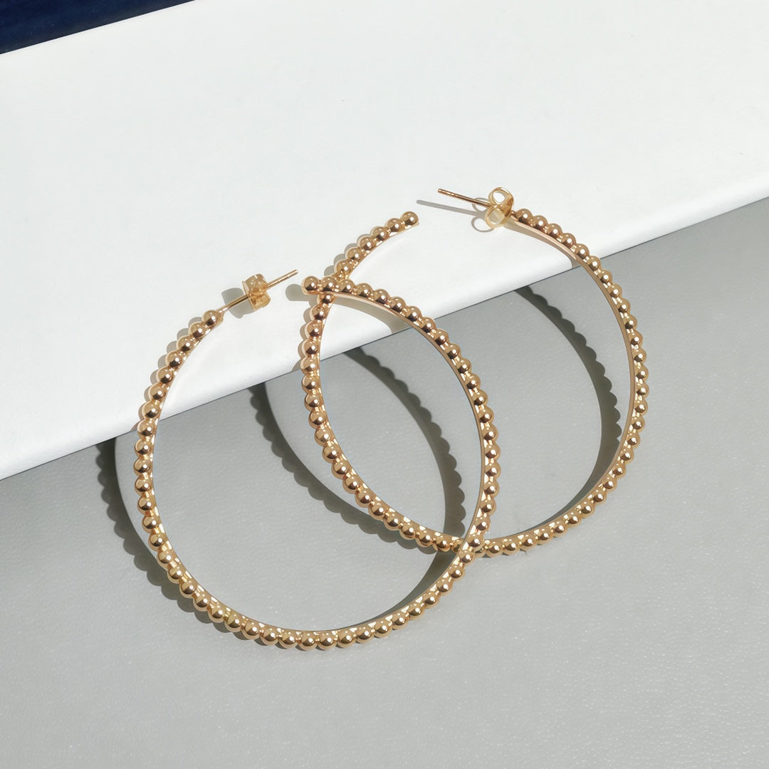 [⭐Luxery]SMOOTH BEAD STUD EARRINGS