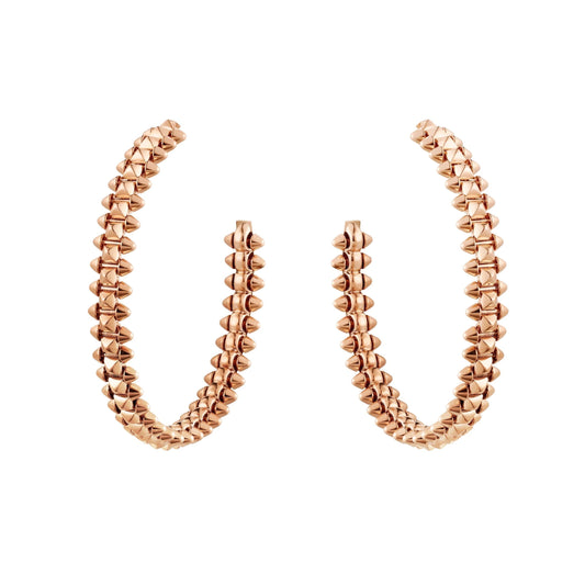 [⭐Luxery]CLASH LARGE HOOP EARRINGS