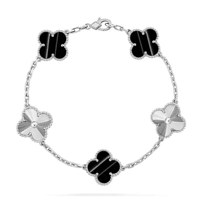 [⭐Luxery] CLOVER 5 MOTIF PULSAR STONE BRACELET COLLECTION
