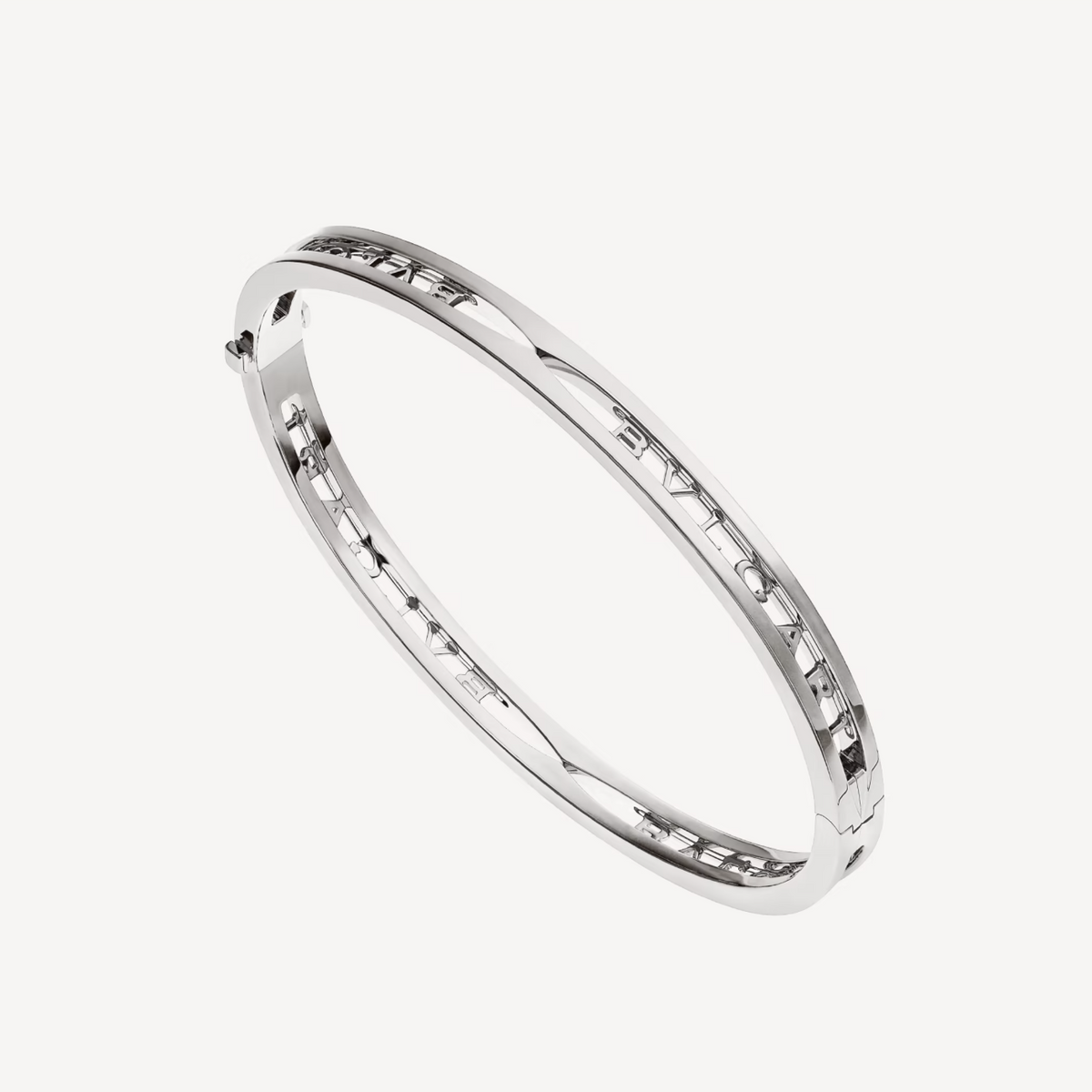 [⭐Luxery]ZERO 1 SPIRAL LOGO SILVER BRACELET