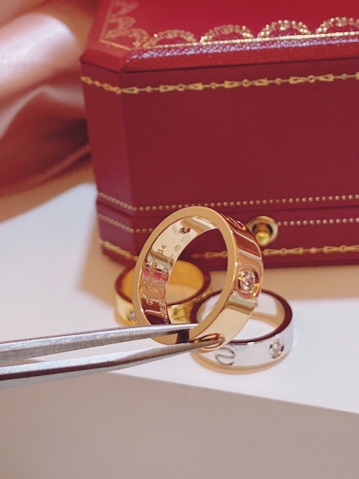 [⭐Luxery]Three-Diamond Ring