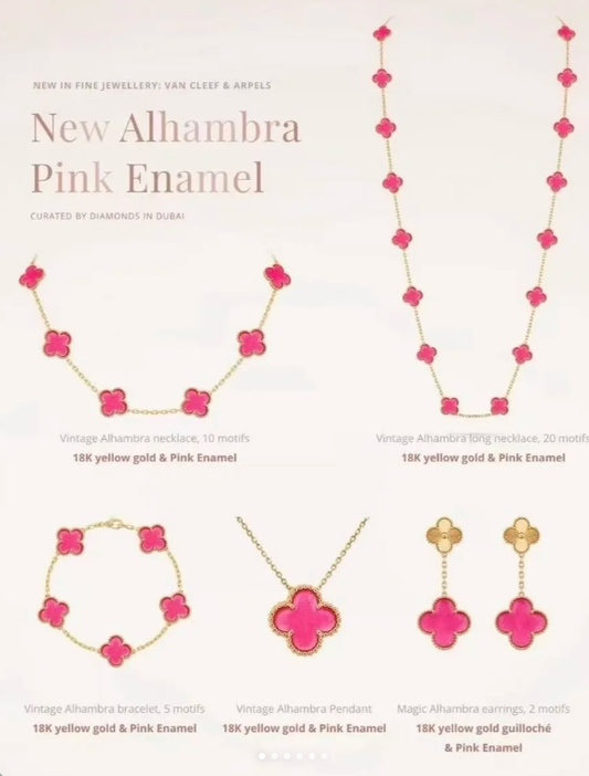 [⭐Luxery]26 NEW PINK BUBBLE ENAMEL SET