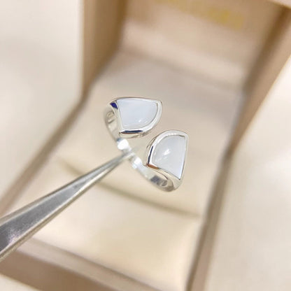 [⭐Luxery]DOUBLE SKIRT PATTERN OPEN RING