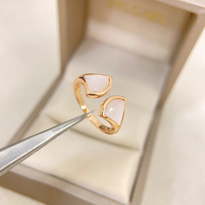 [⭐Luxery]DOUBLE SKIRT PATTERN OPEN RING