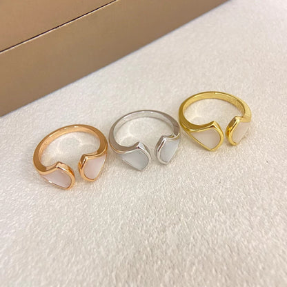 [⭐Luxery]DOUBLE SKIRT PATTERN OPEN RING