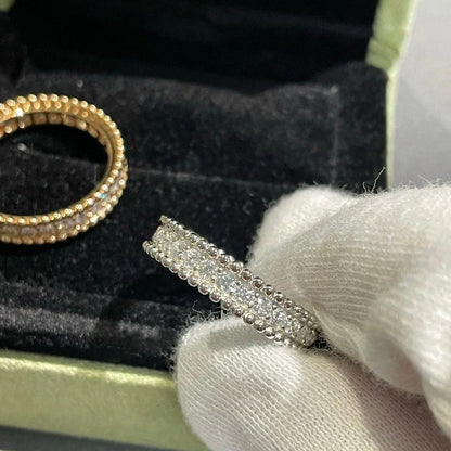 [⭐Luxery]PERLEE DIAMOND SILVER RING