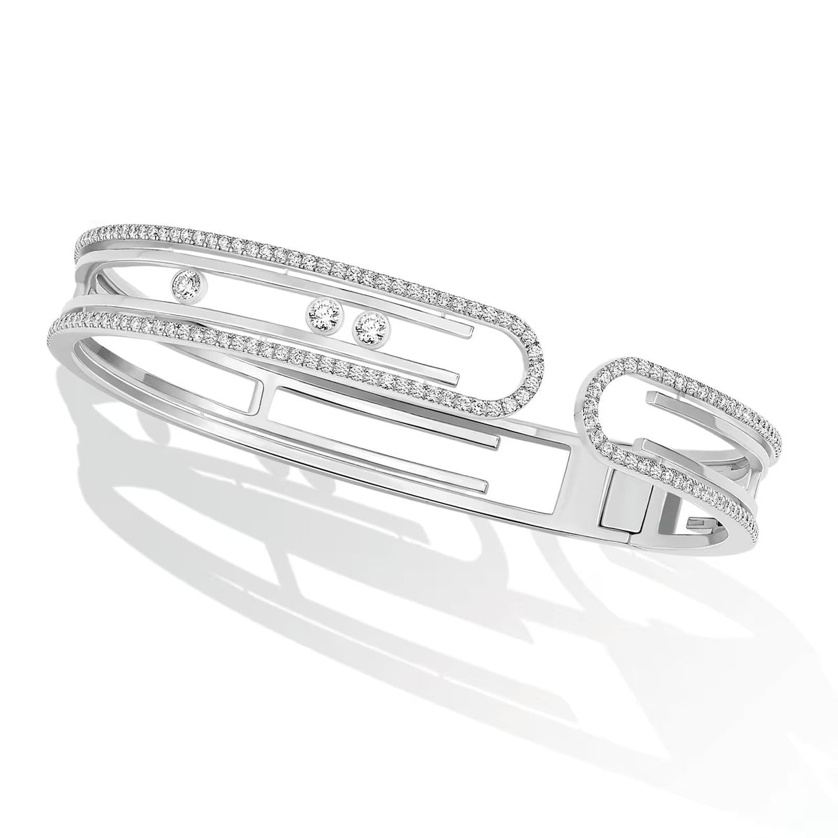 [⭐Luxery]MOVE 10TH PAVED DIAMOND BRACELET