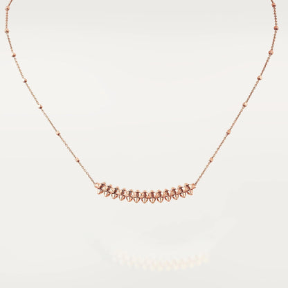 [⭐Luxery]CLASH PINK GOLD NECKLACE