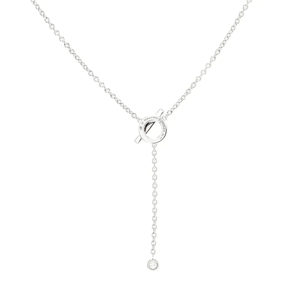 [⭐Luxery]FINESSE SILVER DIAMOND NECKLACE