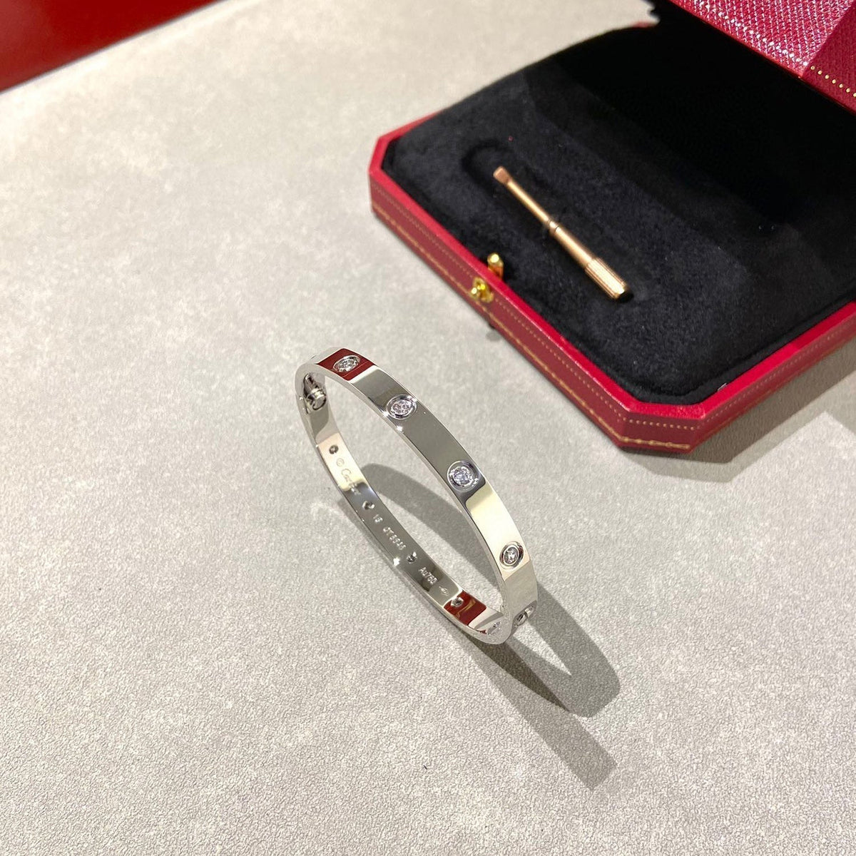 [⭐Luxery]LOVE BRACELET 6.1MM 10 DIAMONDS