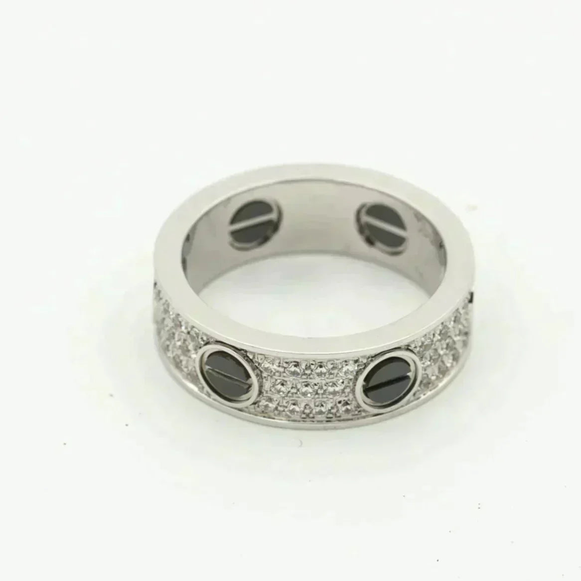 [⭐Luxery]LOVE RING 5.5MM DIAMONDS PAVED CERAMIC