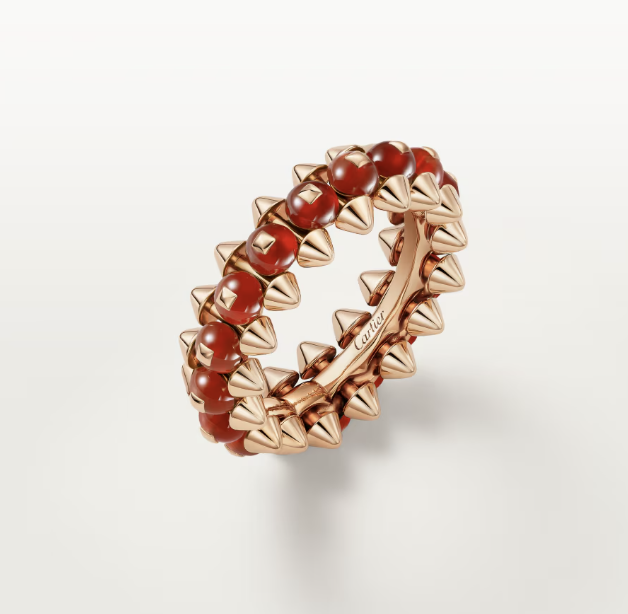 [⭐Luxery]CLASH ELEGANT ROSE GOLD RING FEATURING NATURAL AGATE