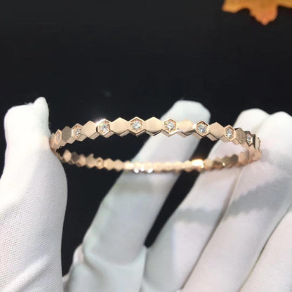 [⭐Luxery]BEE LOVE SILVER DIAMOND BRACELET