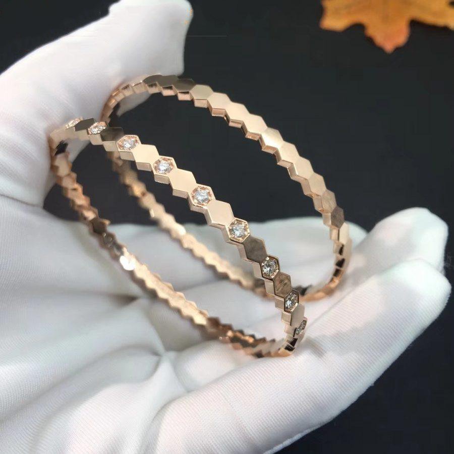 [⭐Luxery]BEE LOVE SILVER DIAMOND BRACELET