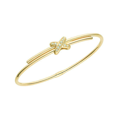 [⭐Luxery]JEUX DE BRACELET GOLD DIAMONDS