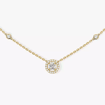 [⭐Luxery]Diamond Necklace 0,20ct Brilliant Shape Joy