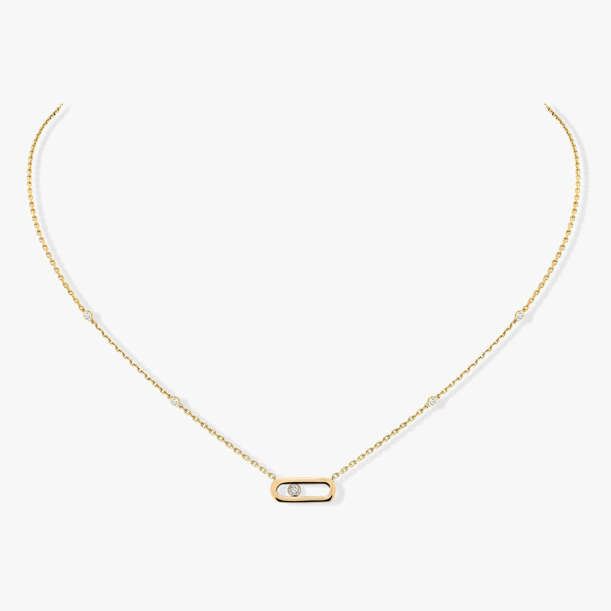 [⭐Luxery]MOVE UNO DIAMOND NECKLACE