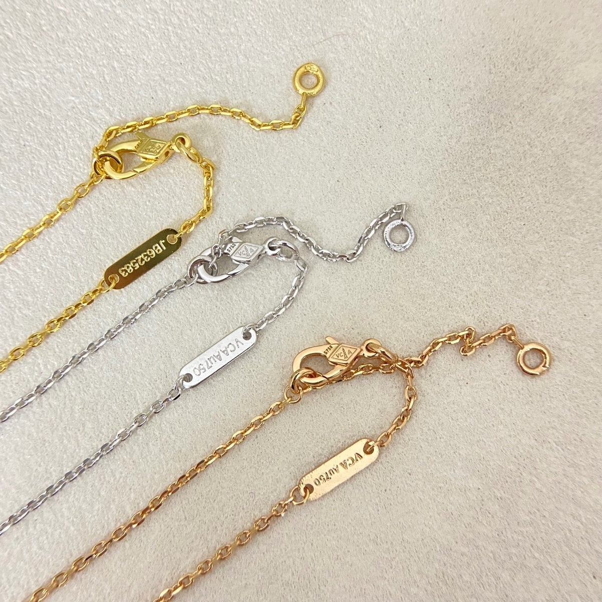 [⭐Luxery]NEW 15MM PURPLE SAND-GOLD FOUR-LEAF CLOVER NECKLACE