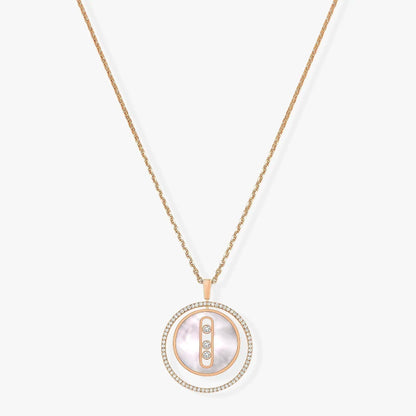 [⭐Luxery]Demo MOVE MM NACRE BLANCHE DIAMOND NECKLACE