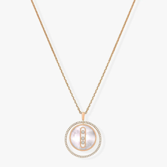 [⭐Luxery]Demo MOVE MM NACRE BLANCHE DIAMOND NECKLACE