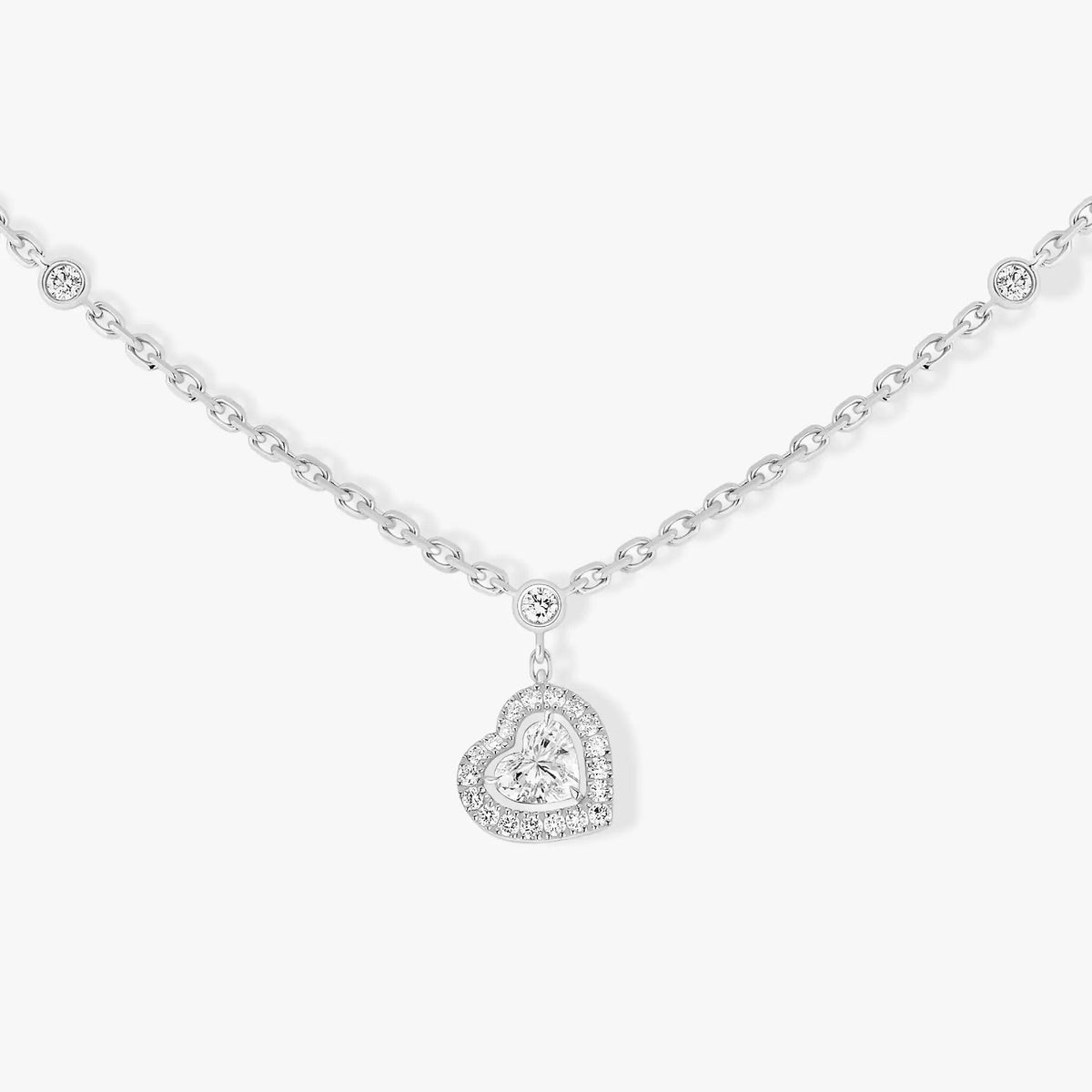 [⭐Luxery]JOY HEART DIAMOND NECKLACE