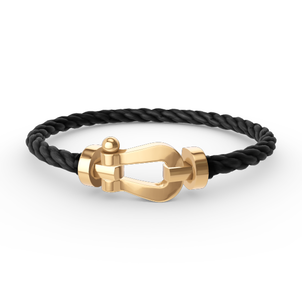 [⭐Luxery]FORCE LARGE HORSESHOE NO DIAMOND BRACELET GOLD