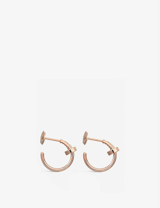 [⭐Luxery]JUSTE EARRINGS PINK GOLD