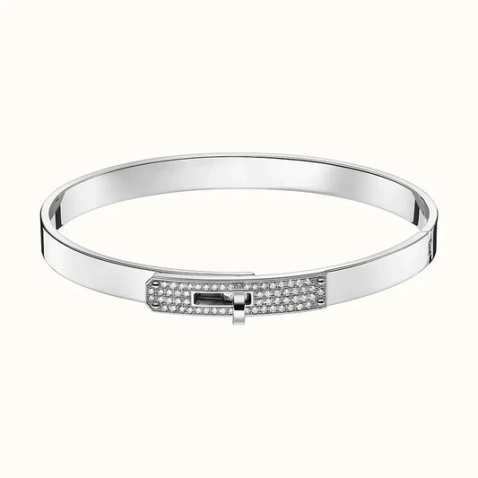 [⭐Luxery]KELLY SILVER DIAMOND BRACELET