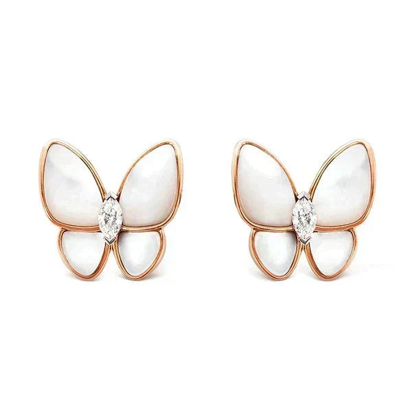 [⭐Luxery]BUTTERFLY MOP DIAMOND EARRINGS