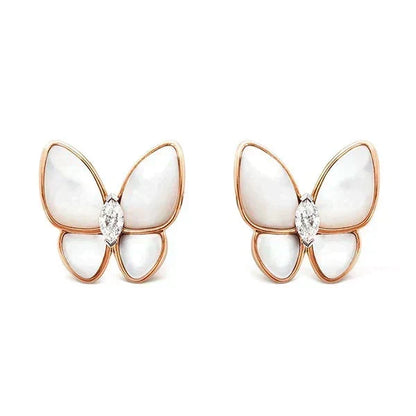 [⭐Luxery]BUTTERFLY MOP DIAMOND EARRINGS
