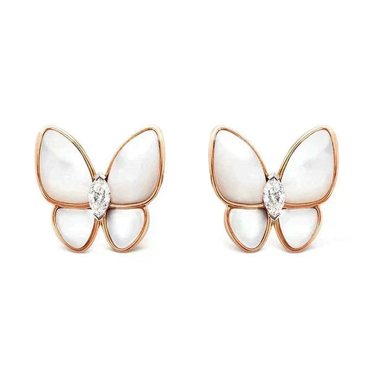[⭐Luxery]BUTTERFLY MOP DIAMOND EARRINGS
