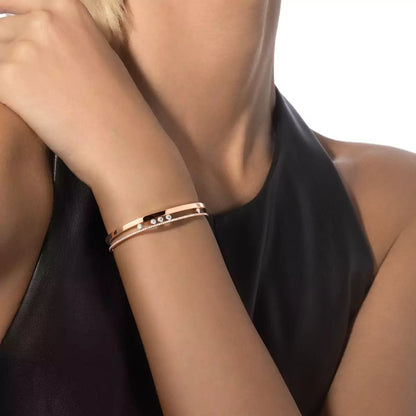 [⭐Luxery]Move Romane Diamond Bangle Bracelet
