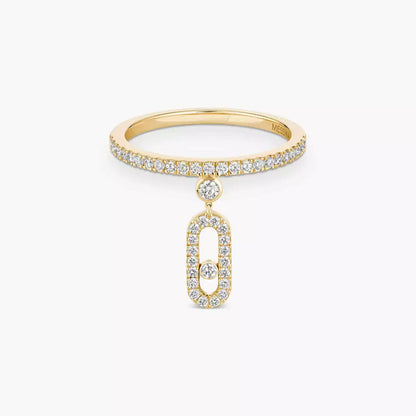 [⭐Luxery]Move Uno Diamond Ring
