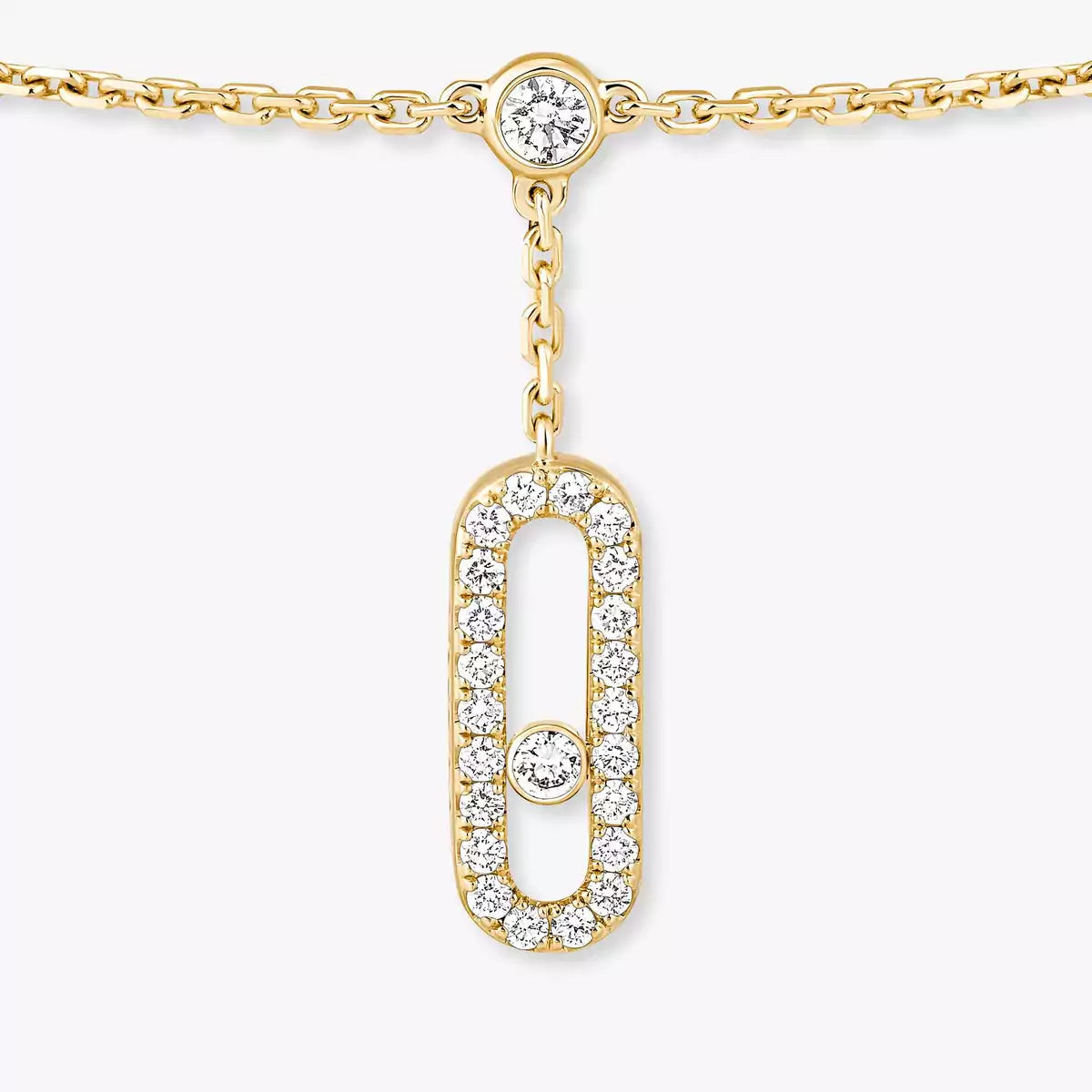 [⭐Luxery] Move Uno pavé ankle bracelet