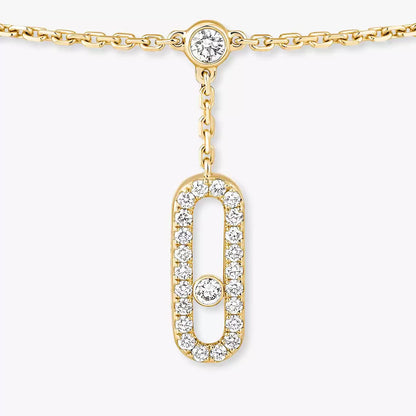 [⭐Luxery] Move Uno pavé ankle bracelet