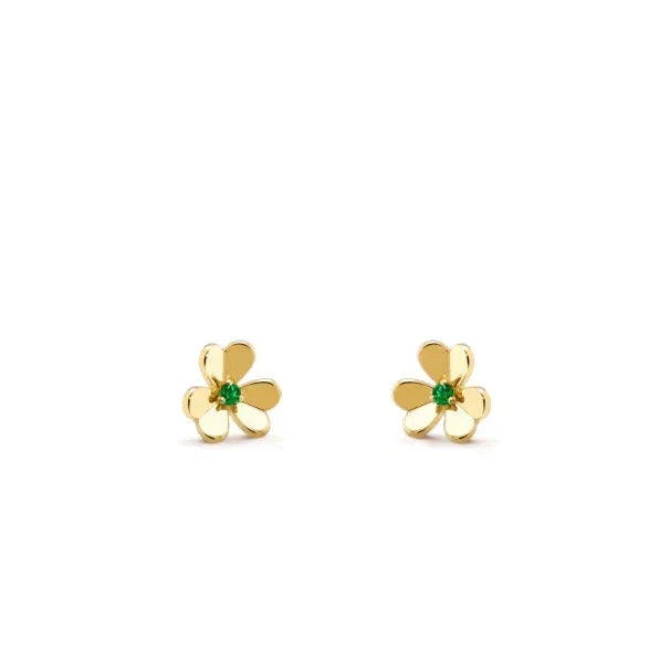 [⭐Luxery]FRIVOLE  FLOWER MALACHITE EARRINGS