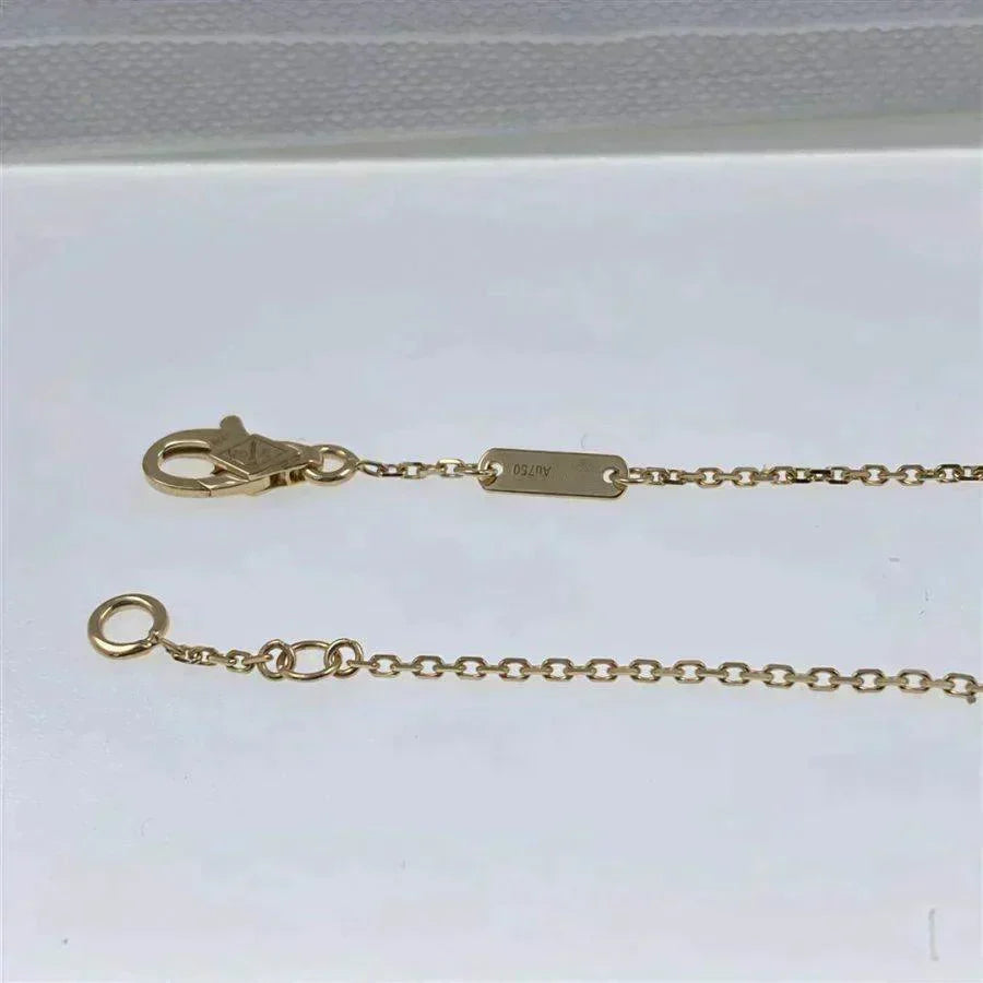 [⭐Luxery]CLOVER  CARNELIAN SINGLE FLOWER BRACELET