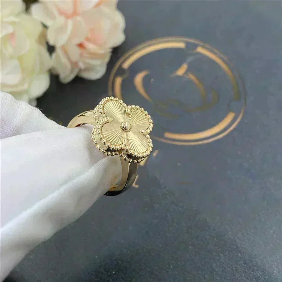 [⭐Luxery]CLOVER GOLD RING