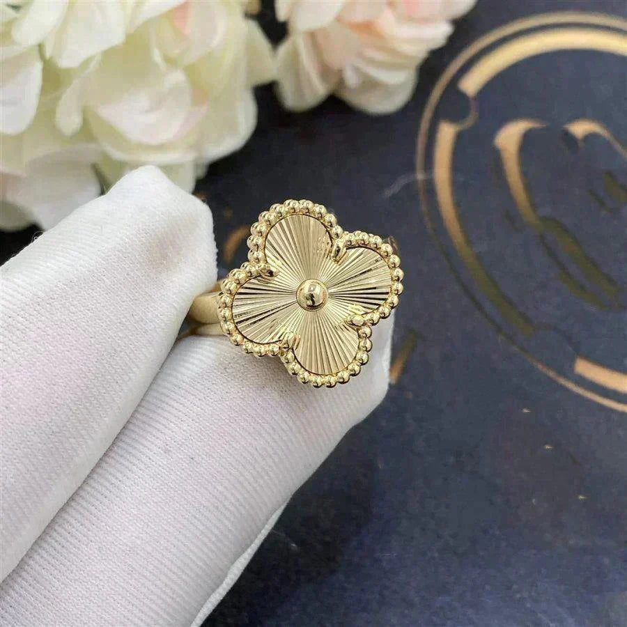 [⭐Luxery]CLOVER GOLD RING